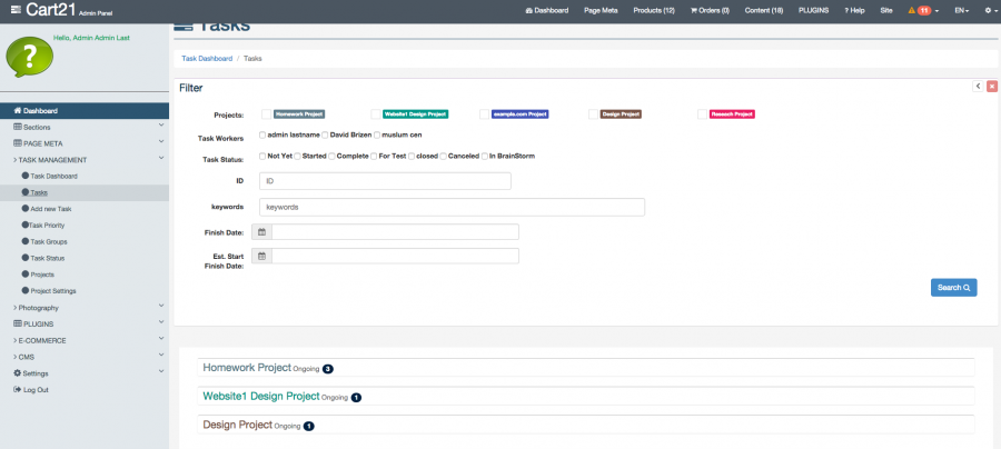 thumbTask Management