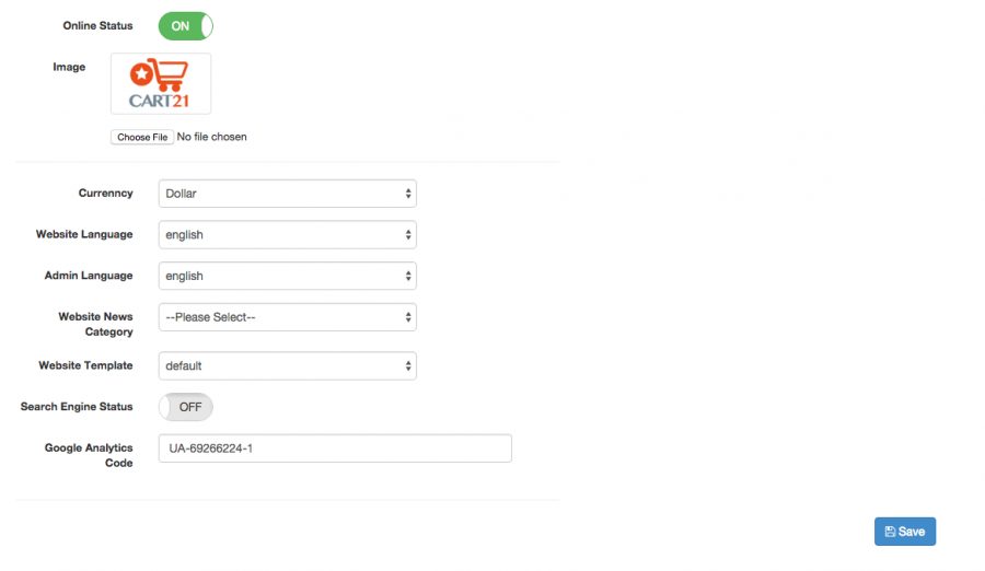 thumbGoogle Analytic code